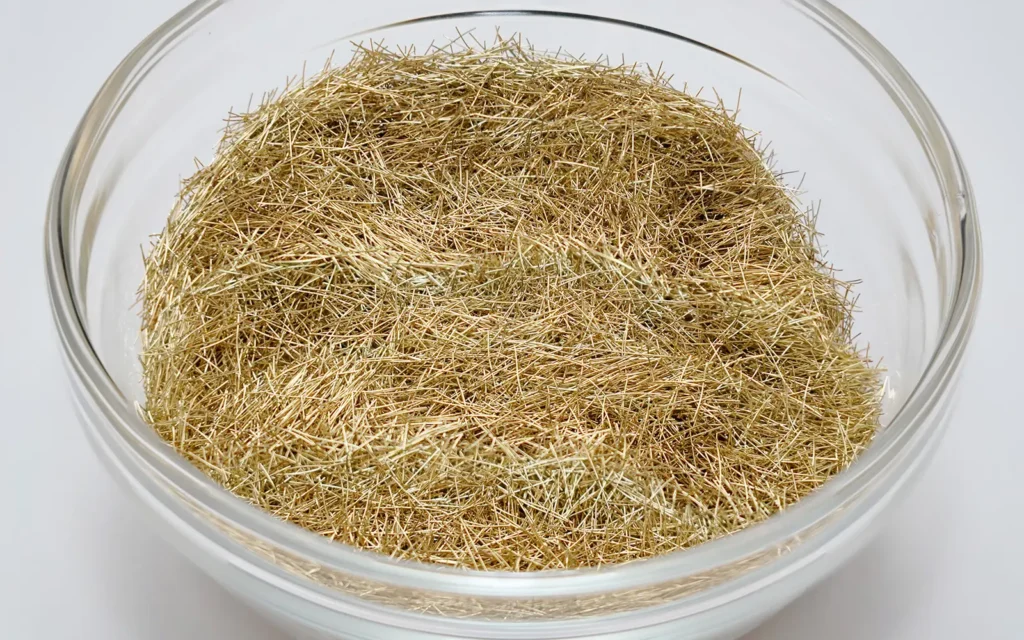 ブラス・コーティング・マイクロ・スチール・ファイバー 6mm