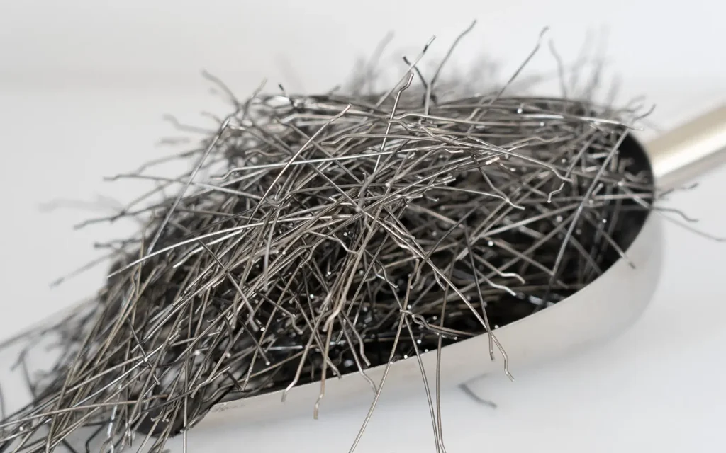 Стальная фибра с крючком на конце 60 мм