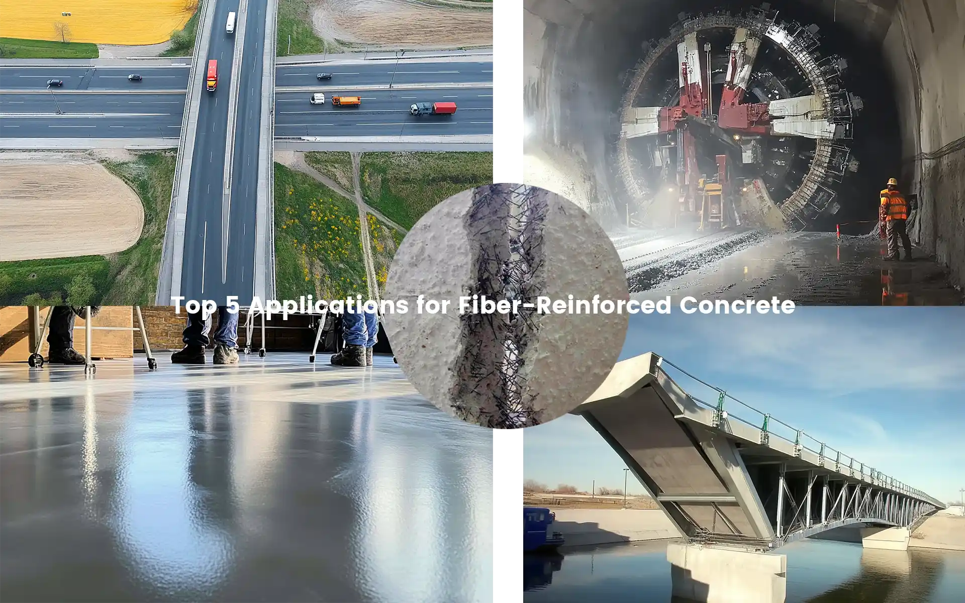 cover Top 5 Applications for Fiber-Reinforced Concrete